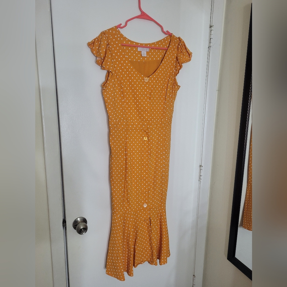 Rachel Parcell polka dot dress